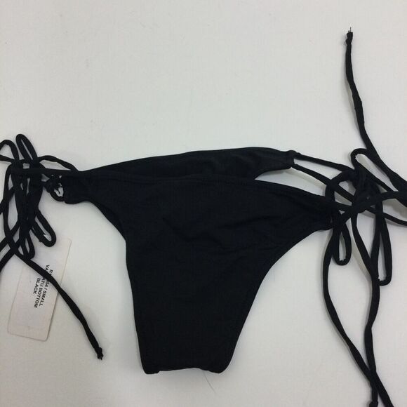 Rachel Pally Womens Vanuata Side Tie Bikini Bottom Black Size Small NWT - Picture 4 of 6